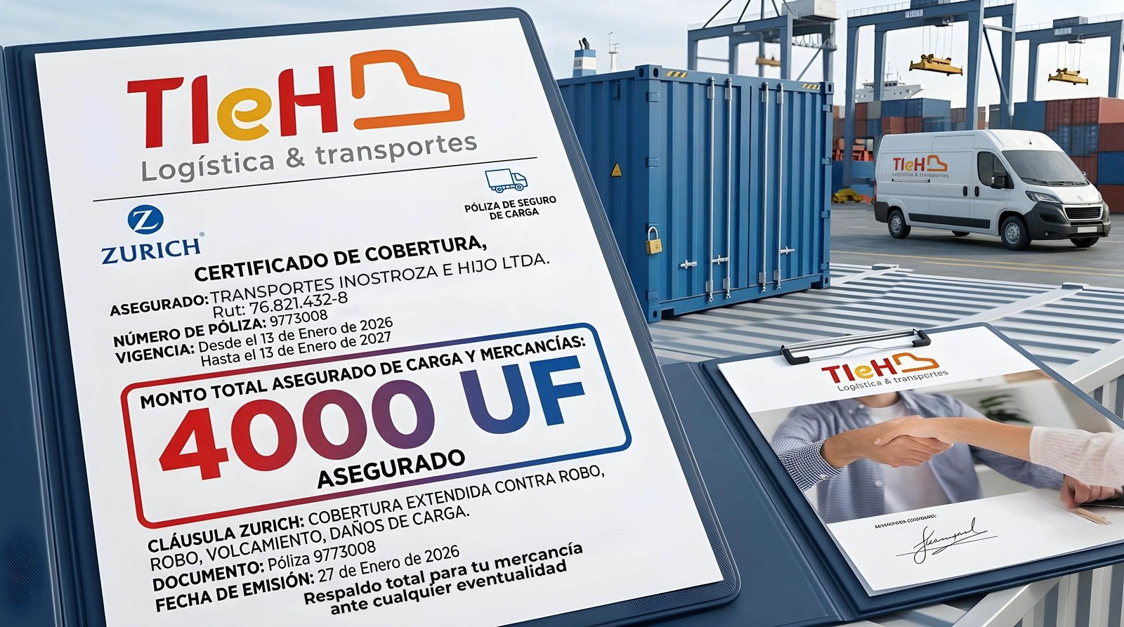 Seguro de carga industrial TIeH